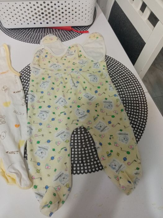 Cztery pary śpiochów bawelnianych