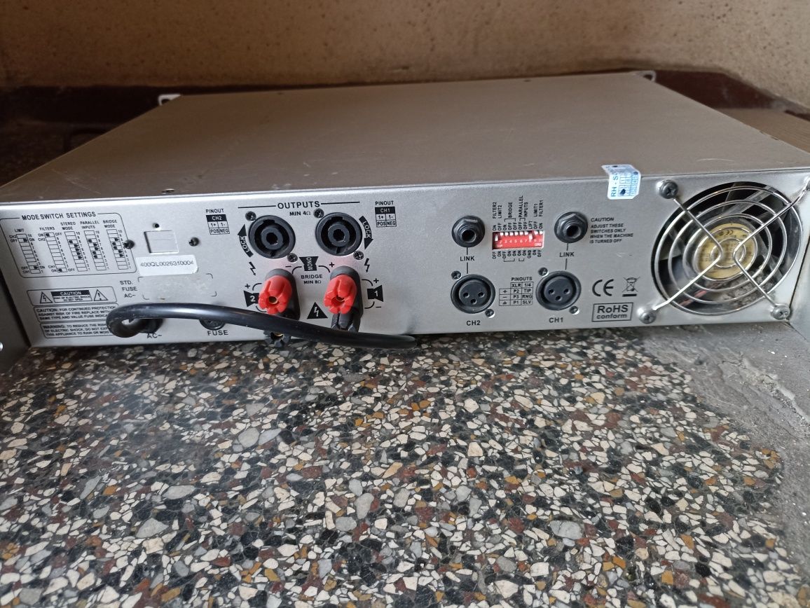 SP400QL wzmacniacz mocy 2x200W/4Ohm