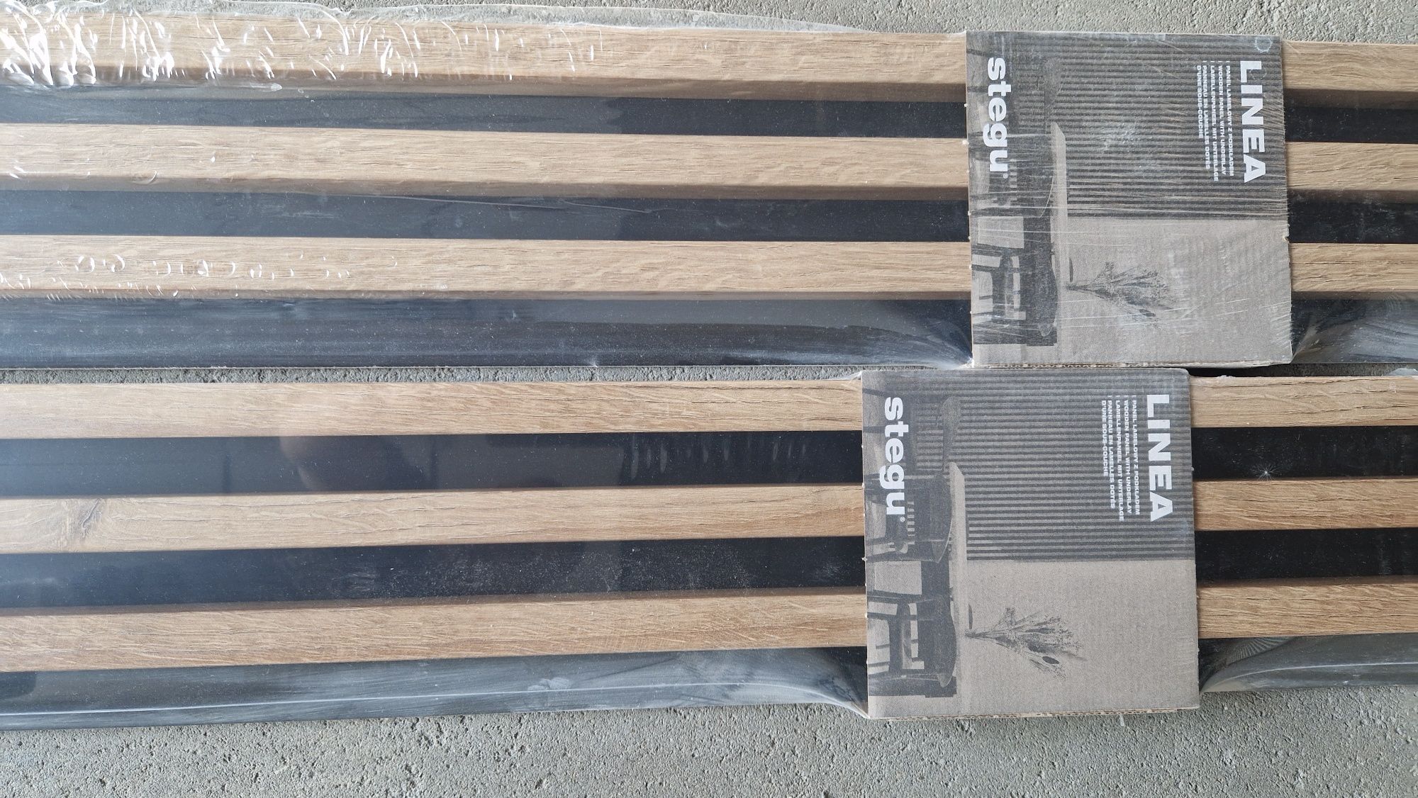 Lamele LINEA SLIM 3 kolor dąb.