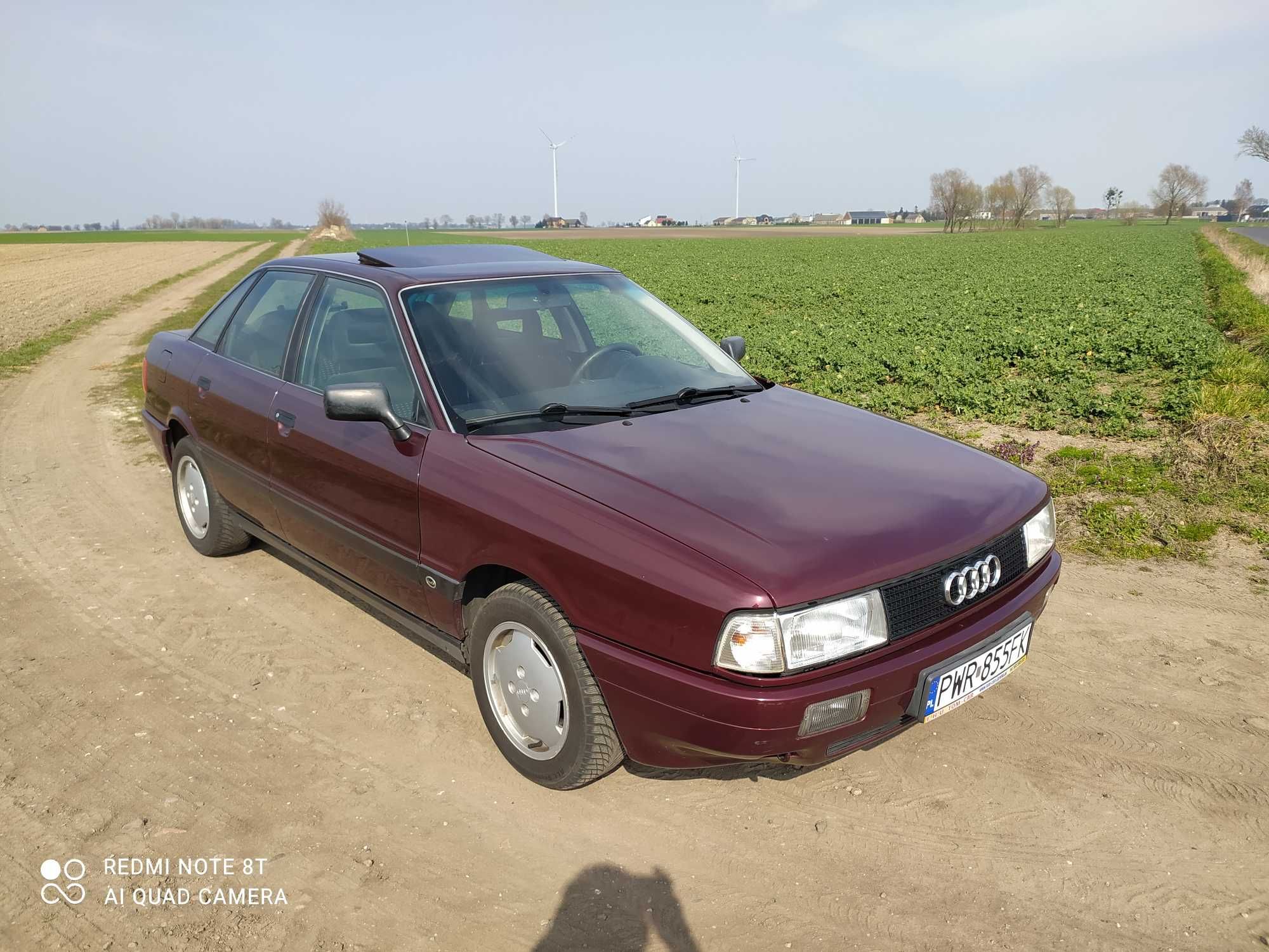 Audi 80 B3 1,8 S Comfort Edition, zarejestrowany