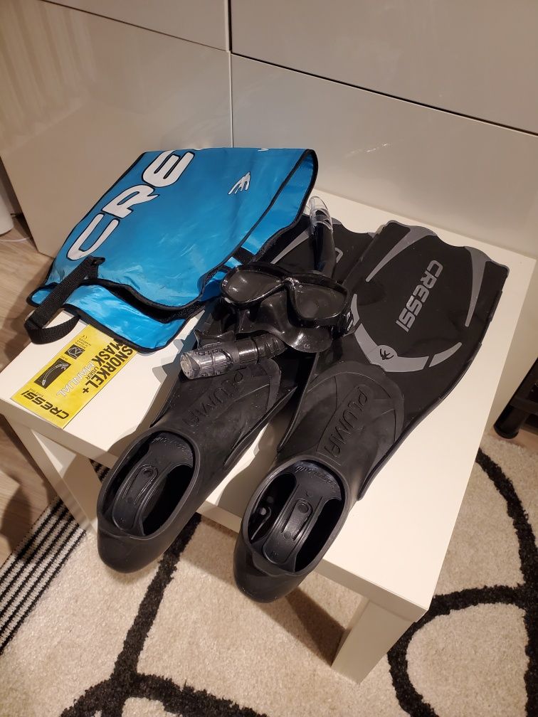 Zestaw do nurkowania Cressi Pluma Bag 41-42