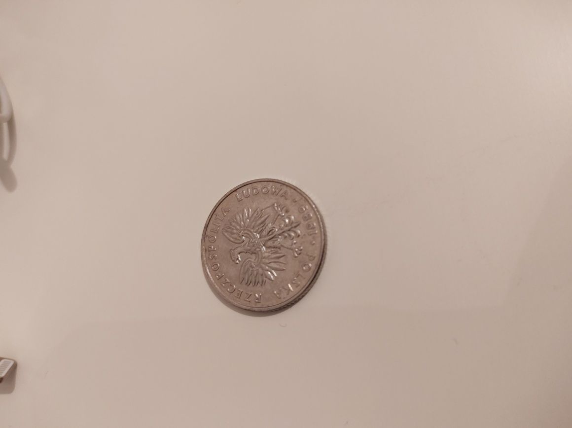 Moneta 20 zł 1989 r PRL mniejszy rozmiar