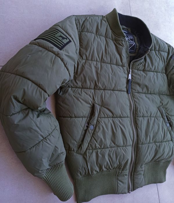 Pitbull oryginalna kurtka bomberka khaki rozmiar S, M