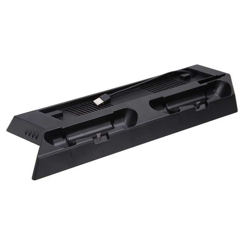 Base Vertical para PS4 Fat c/cooler+carregador comand