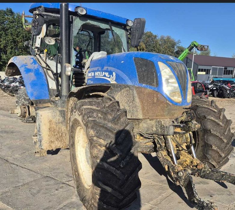 New Holland T7.210 T7 210 Tylko 7tyś h 2014 Uszkodzona Obudowa Skrzyni