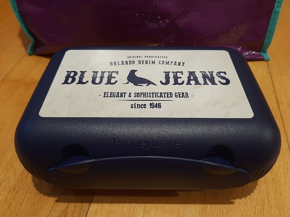 Lancheira Blue Jeans Tupperware (ed. limitada)