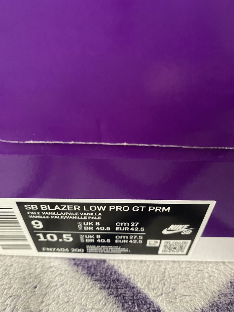Nike Sb Blazer Low Pro Gt Prm rozmiar 42.5