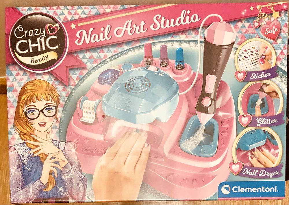 Kit manicure criança Nail Art Studio Clementoni