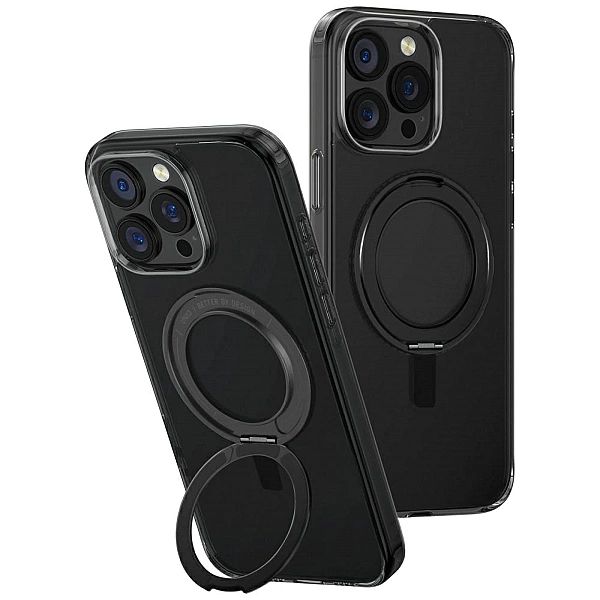 Etui UNIQ Swivix 360 Rotating Kickstand na iPhone 16 Pro Max - czarne