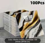 100 mosaicos papel tapiz. De imitacao marmor autodesivo