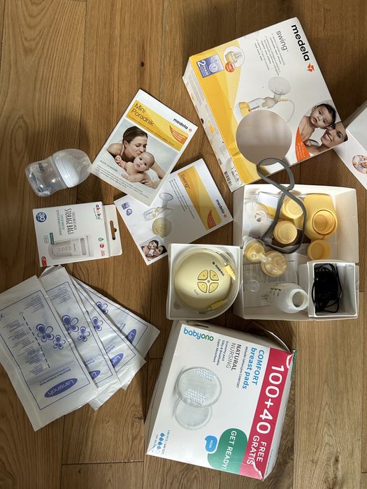 Medela Swing laktator woreczki pokarmu butelka avent wkladki laktacyjn