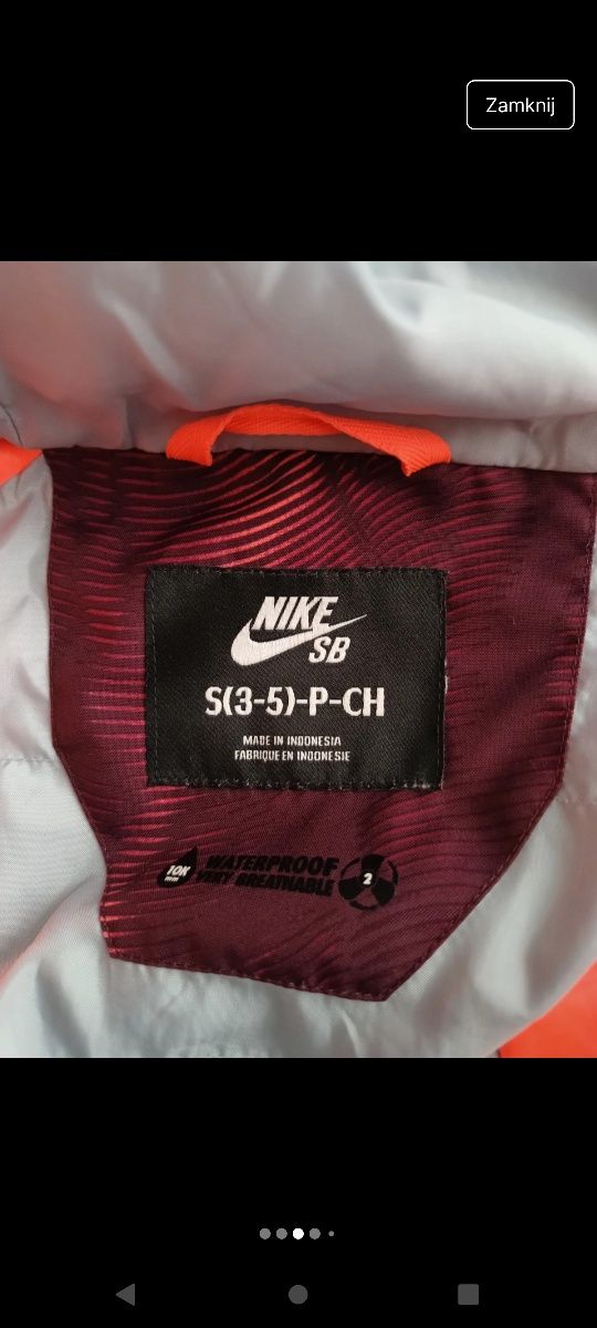 Kurtka nowa Nike , na deszcz ,w góry , na codzień