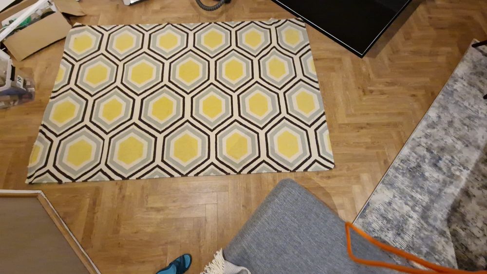 Dywan hexagon 232 x 152 cm