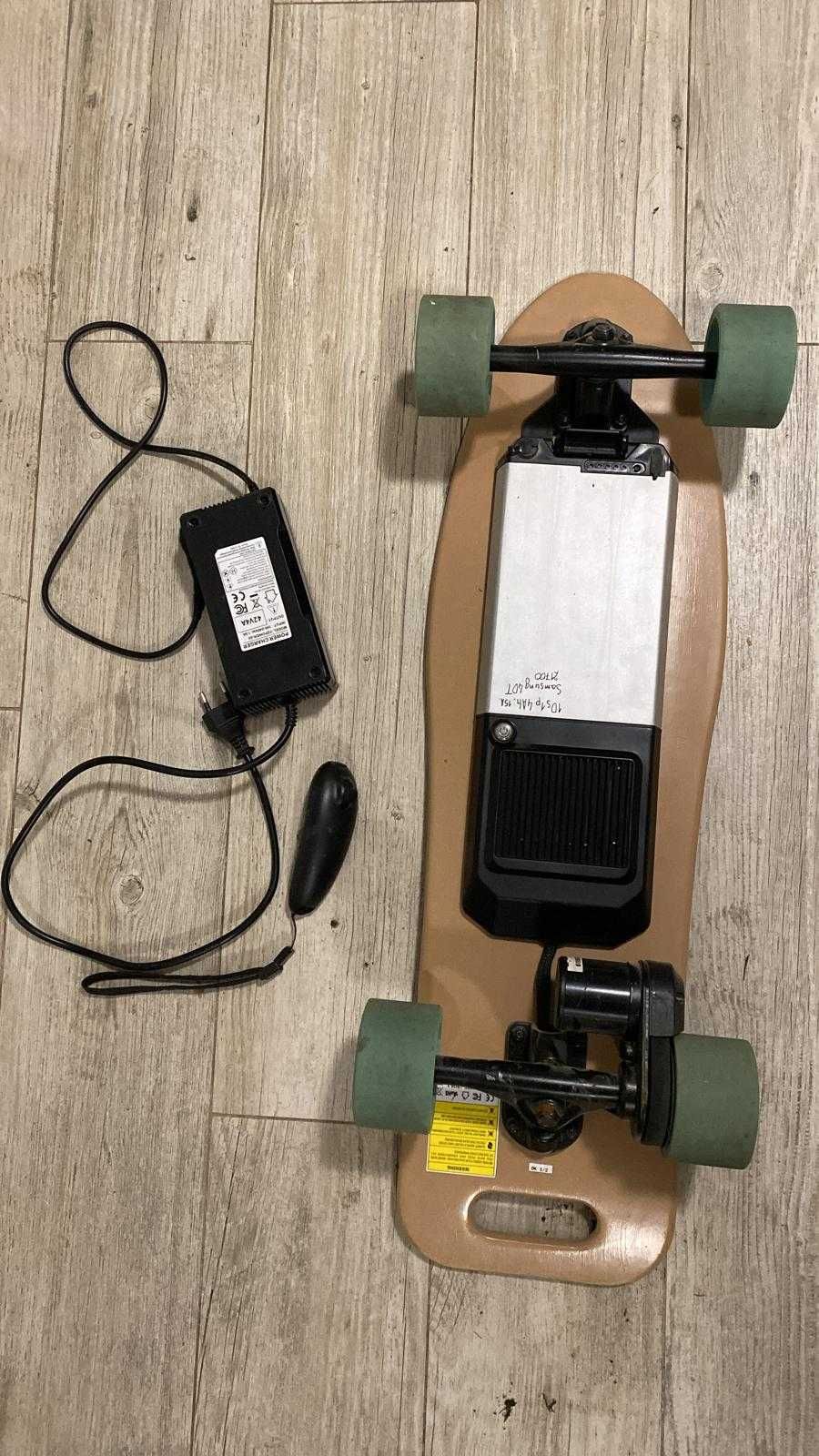 Deskorolka Elektryczna Longboard Elektryczny Fiszka Nowa Bateria