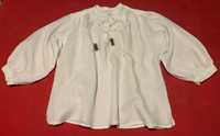 Стильная льняная белоснежная рубашка блузка Emely Levine