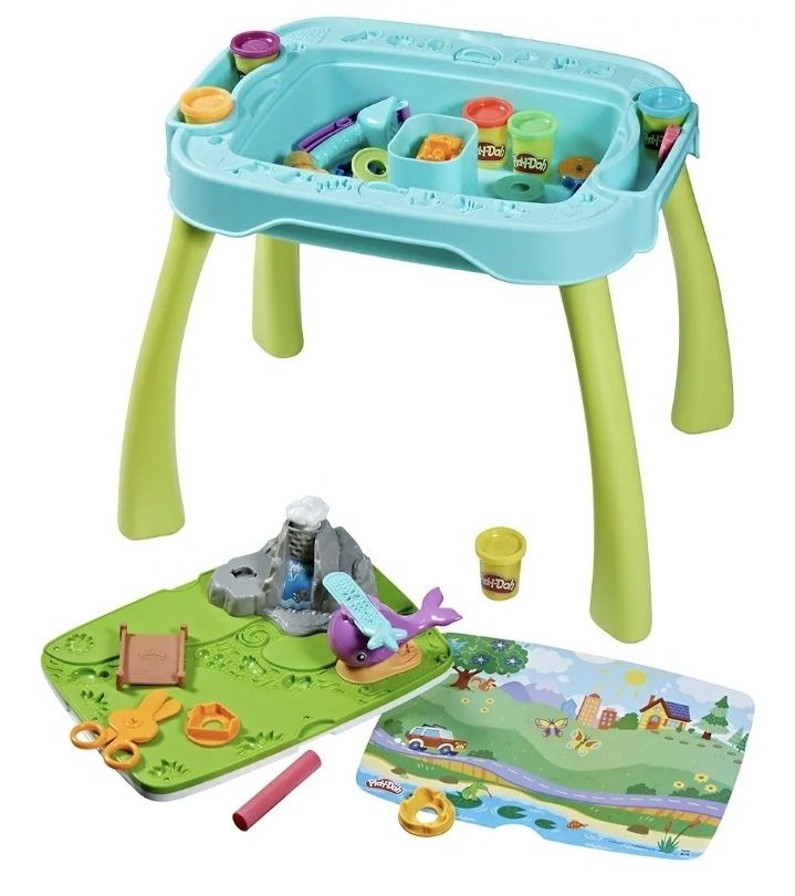 Play doh ciastolina stół aktywności kreatywny zestaw hasbro f6927