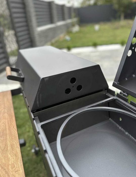 УВАГА / Мангал з металу 5 мм з решіткою для гриля ПОСИЛЕНИЙ