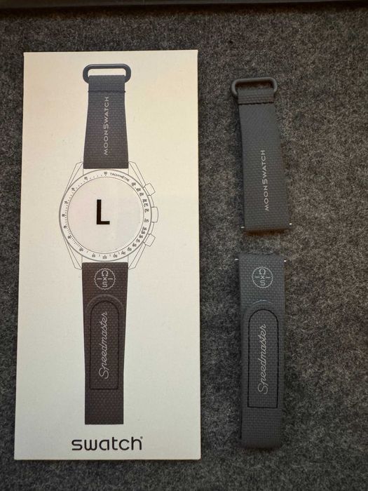 Pasek Omega X Swatch Mission To Mercury szary jak nowy rozmiar L