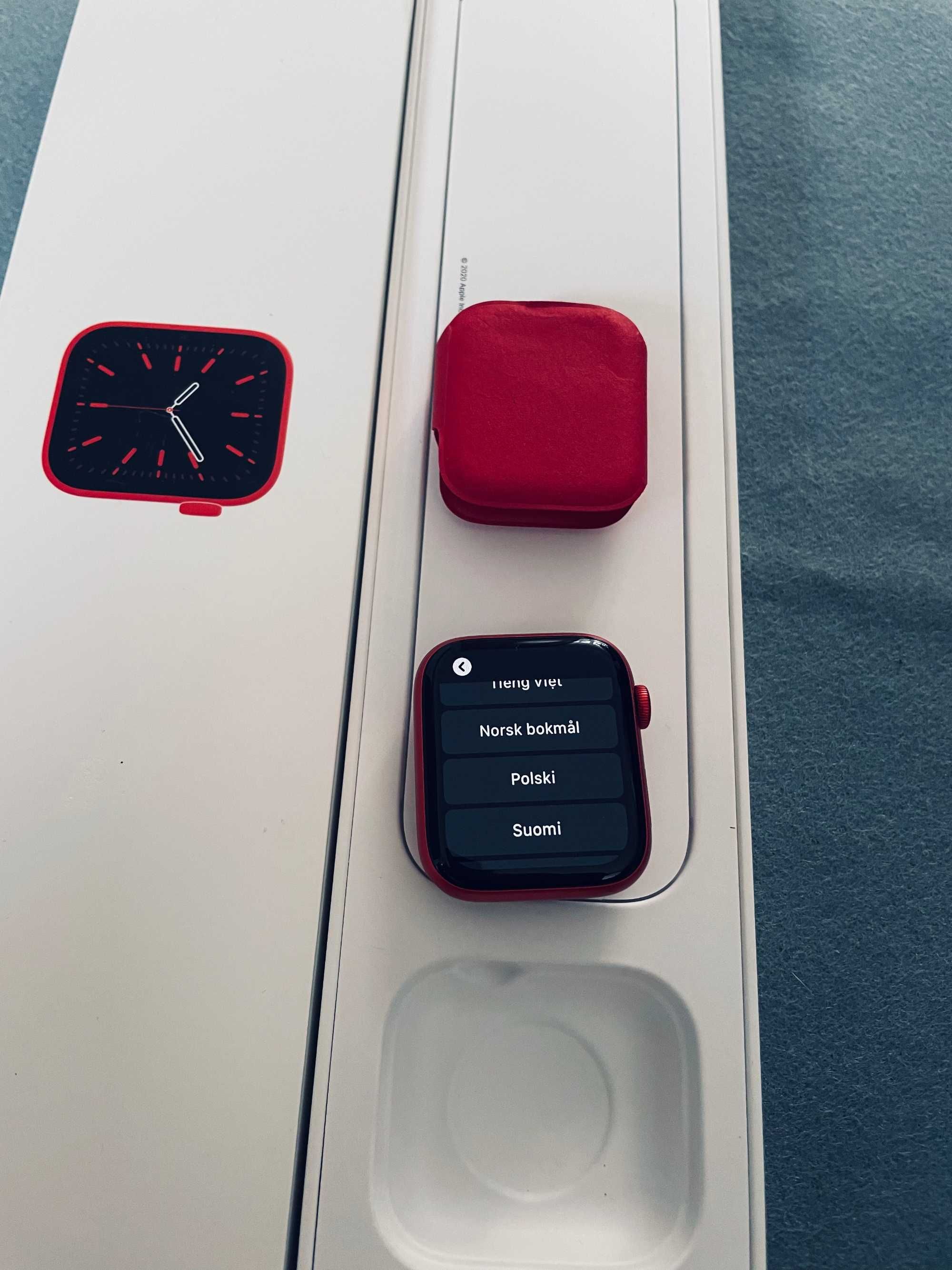 IGŁA Apple Watch 6 44mm iCloud czerwony productRED na części