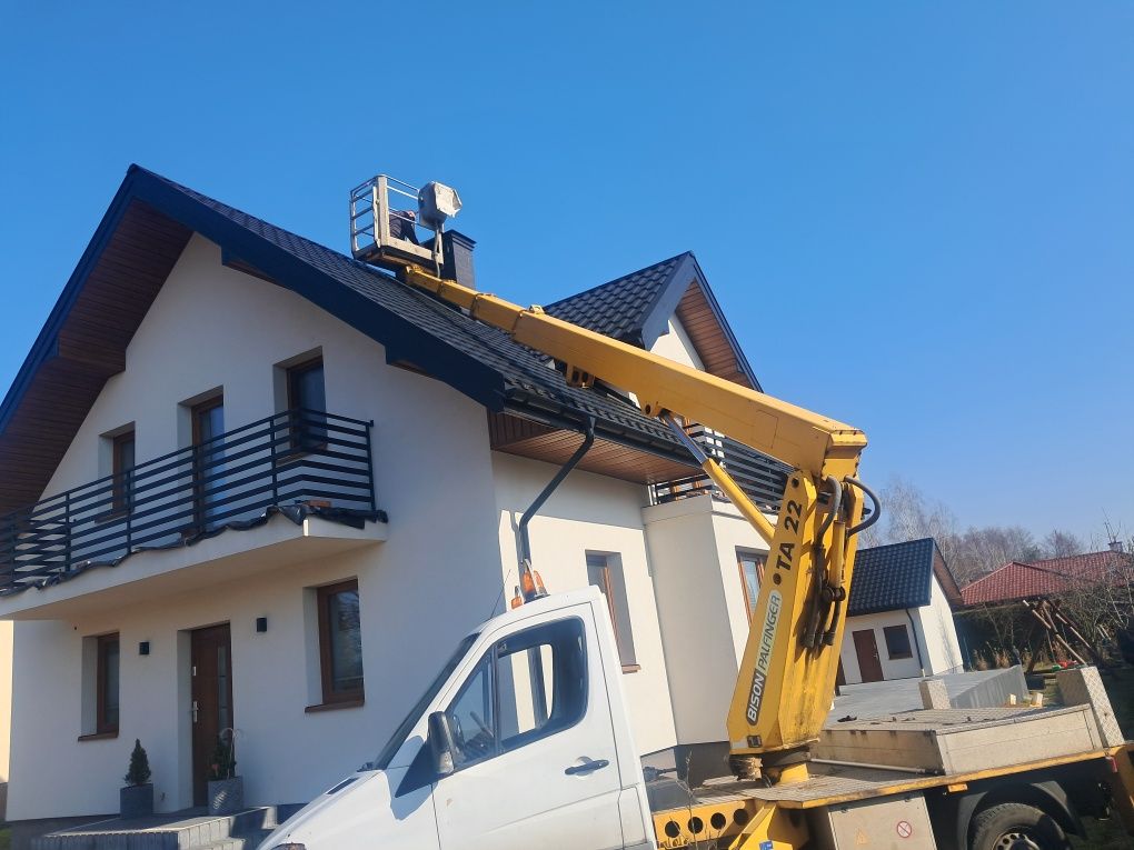 Podnośnik koszowy rębak wynajem/ usługi