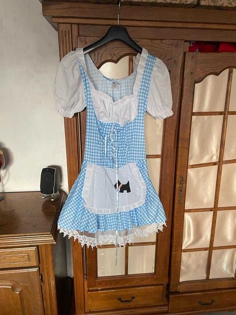 Strój karnawałowy Dorotka - Czarnoksiężnik z Krainy Oz roz. L-XL
