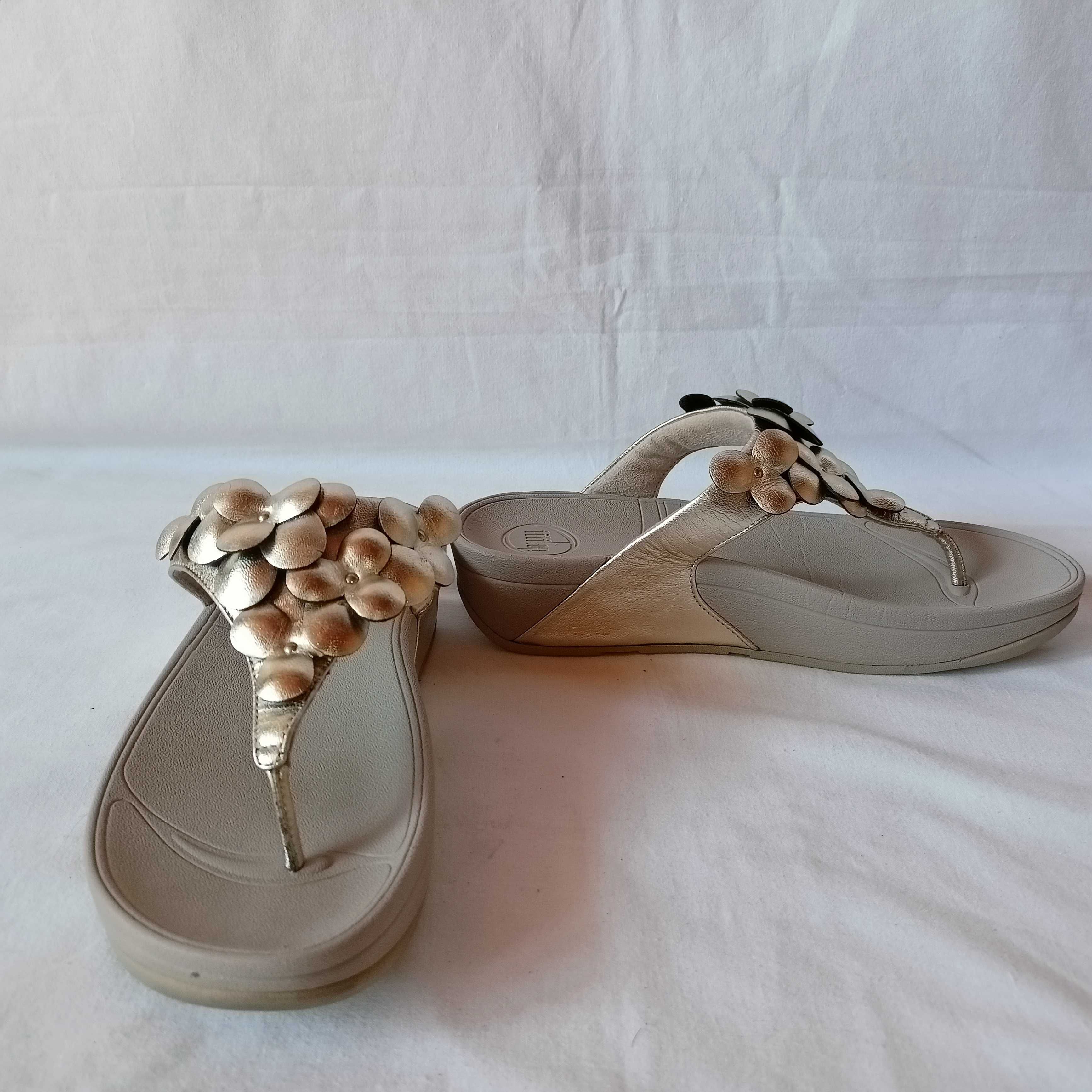 fitflop roz. 39 - dł. wkł. 25 cm /z metki/- skóra - stan bdb