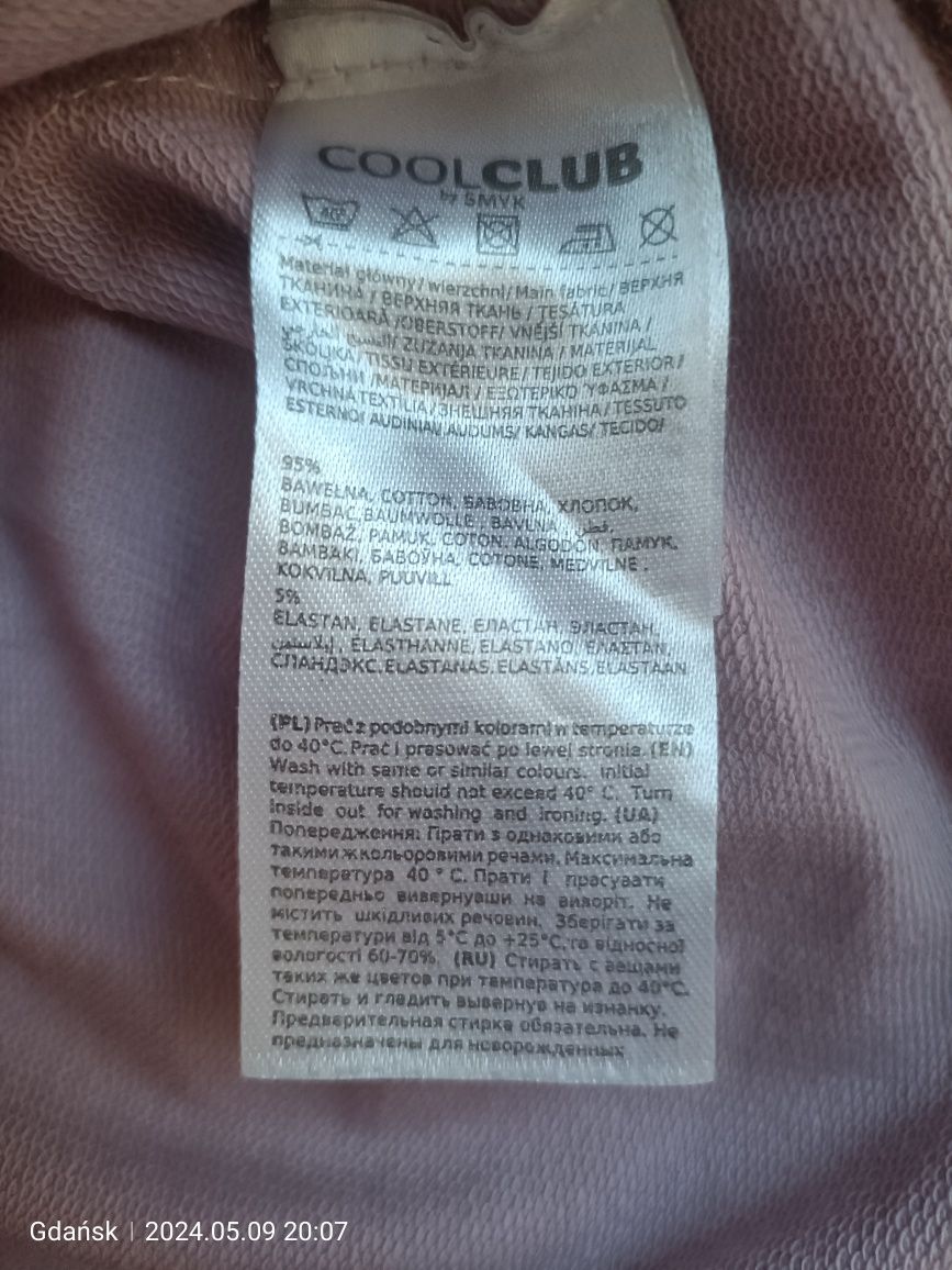 Śliczny dres na wiosnę Cool Club 3 części rozmiar 98 stan bdb