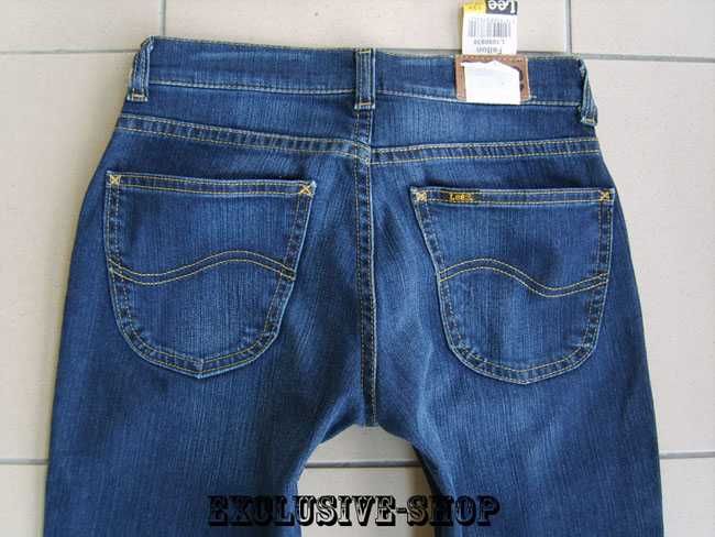 Spodnie damskie Lee Felton jeansy dzwony W28 L30 pas 64 cm