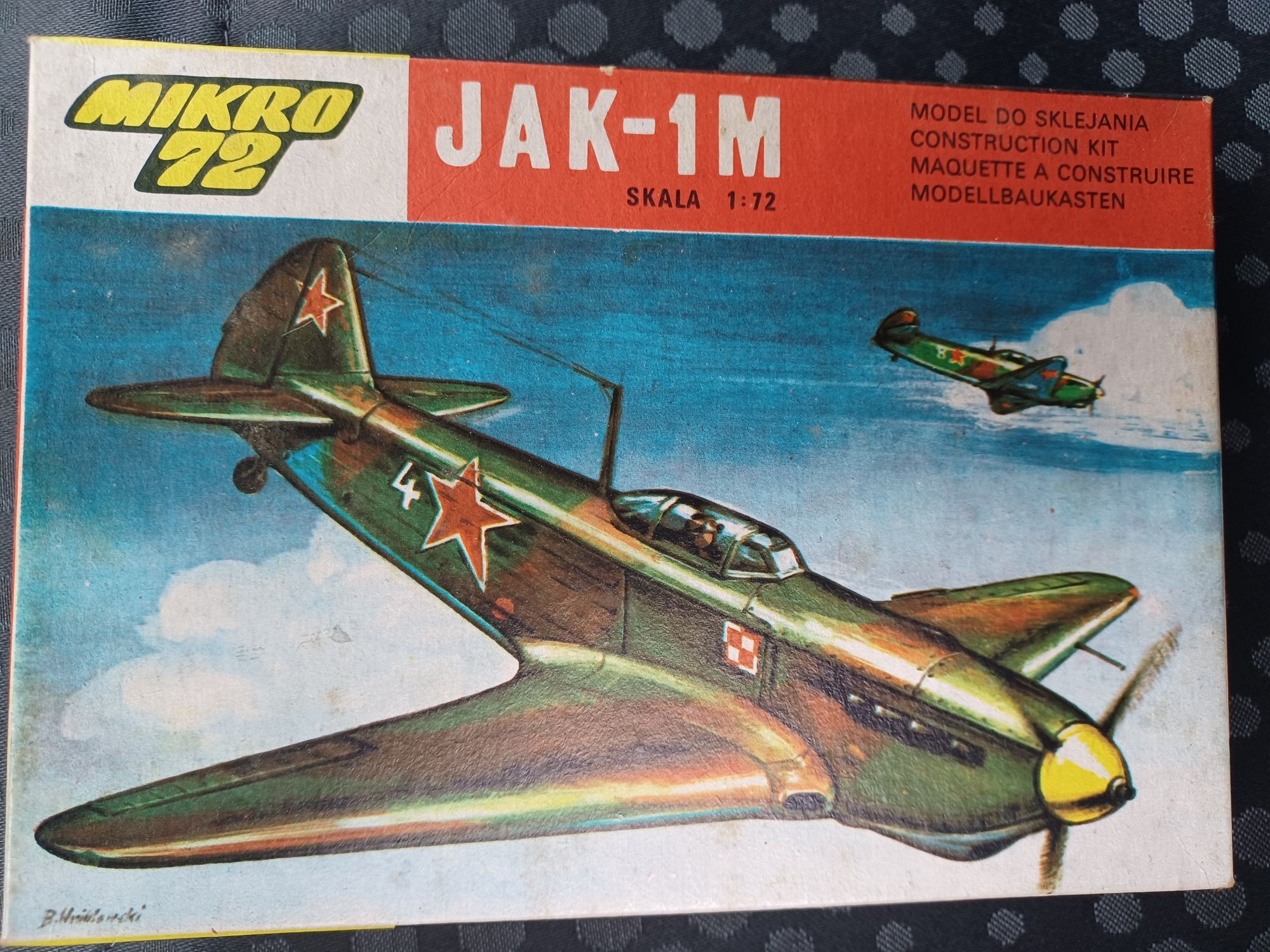 Mikro 72  JAK-1M skala 1:72 Unikat PRL