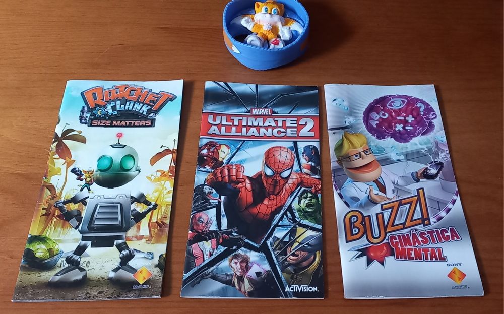 Manuais PS3, PS2, PSP e Xbox 360