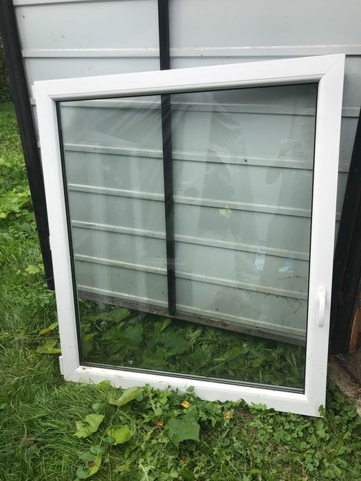 Okna plastikowe używane białe