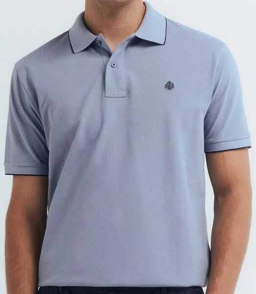 Roupa - Polo piqué chique com gola canelada corte regular - Tamanho M