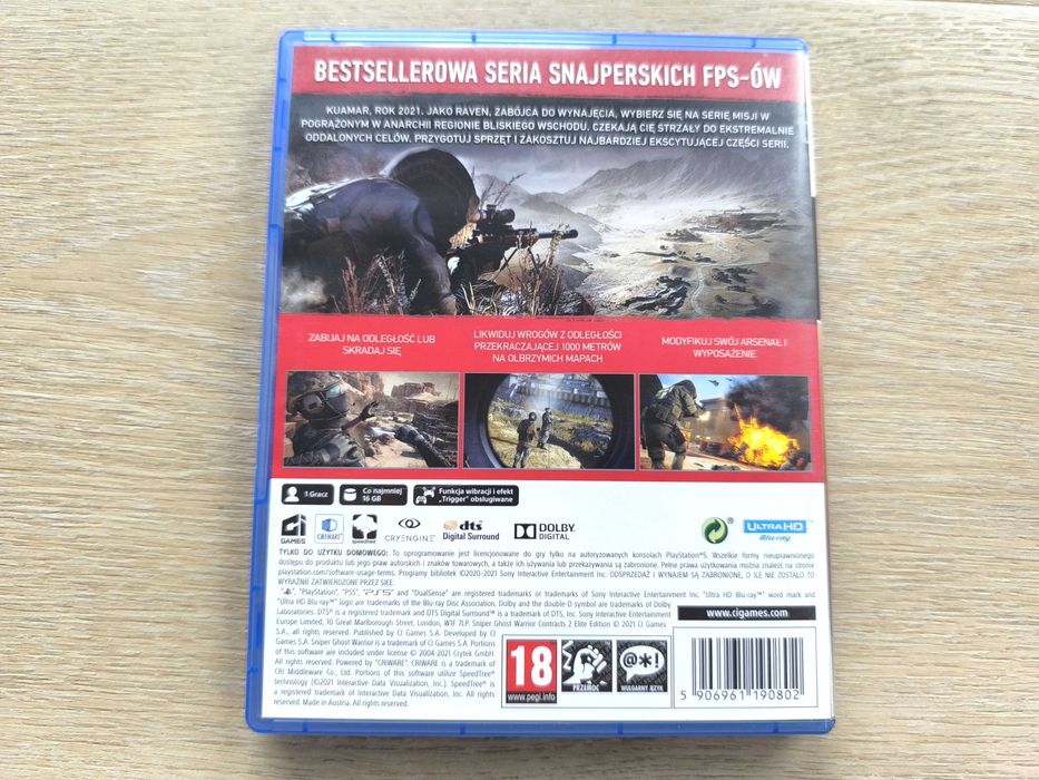 Sniper Ghost Warrior Contracts 2 Edycja Elite [PS5] (POLSKA WERSJA)