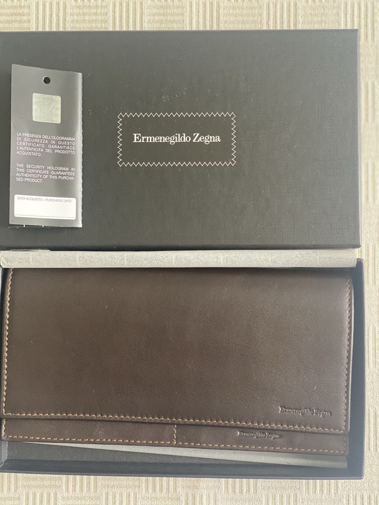 Гаманець (кошелек, портмане) Ermenegildo Zegna новий