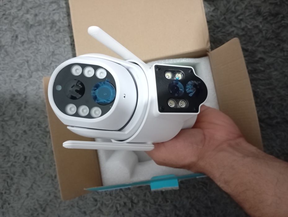 Câmera vigilância solar wifi