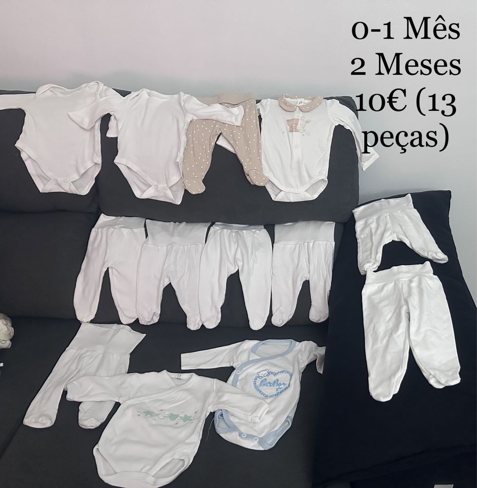 Roupa de menino 1-2 Meses