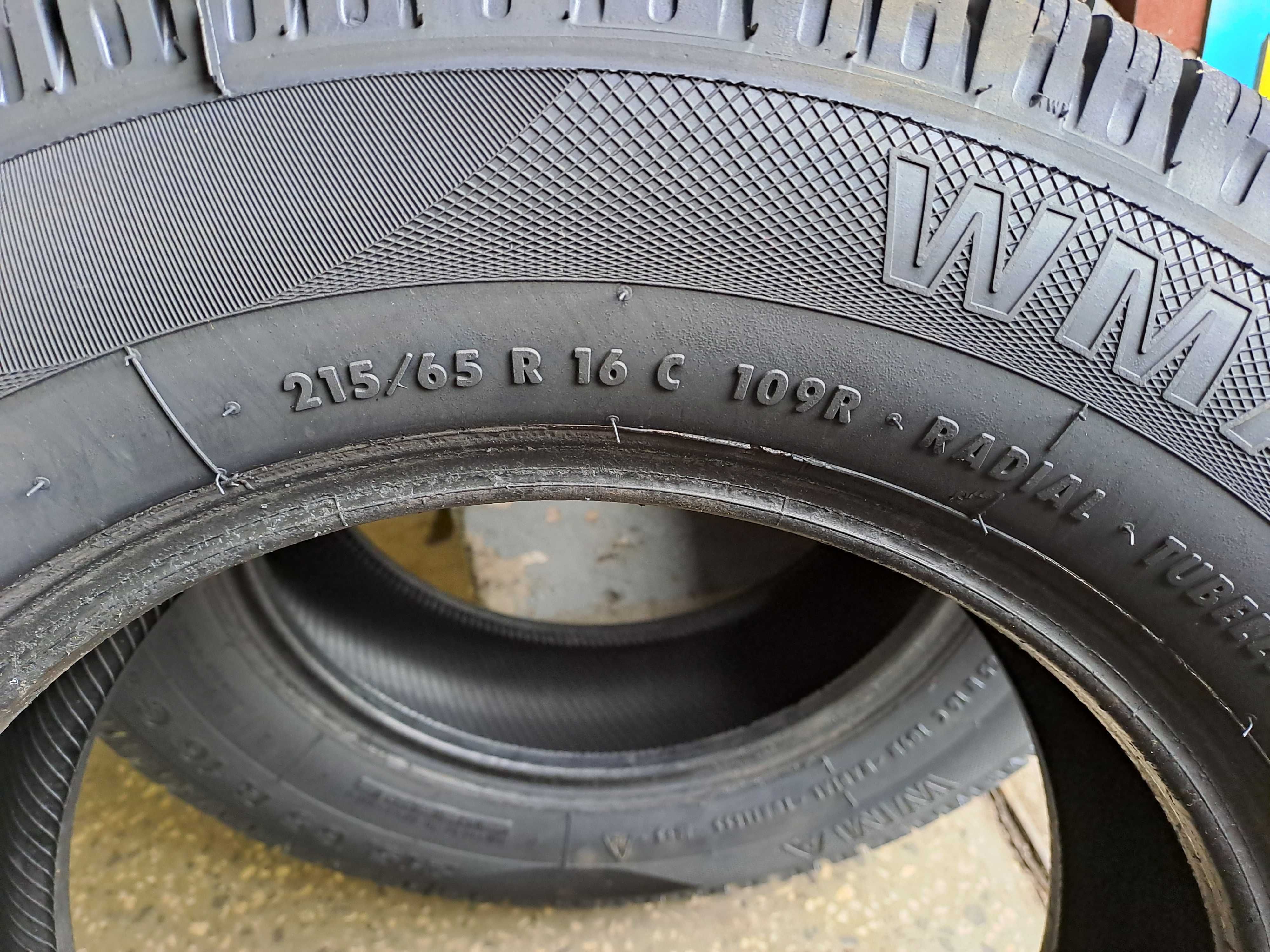 215/65r16c nowe opony zimowe bieznikowane nalewki montaz w cenie