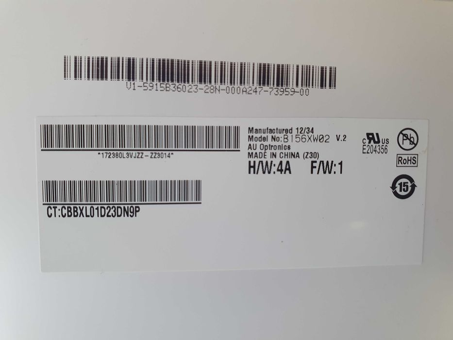 Матриця для Ноутбука Samsung LTN156AT27