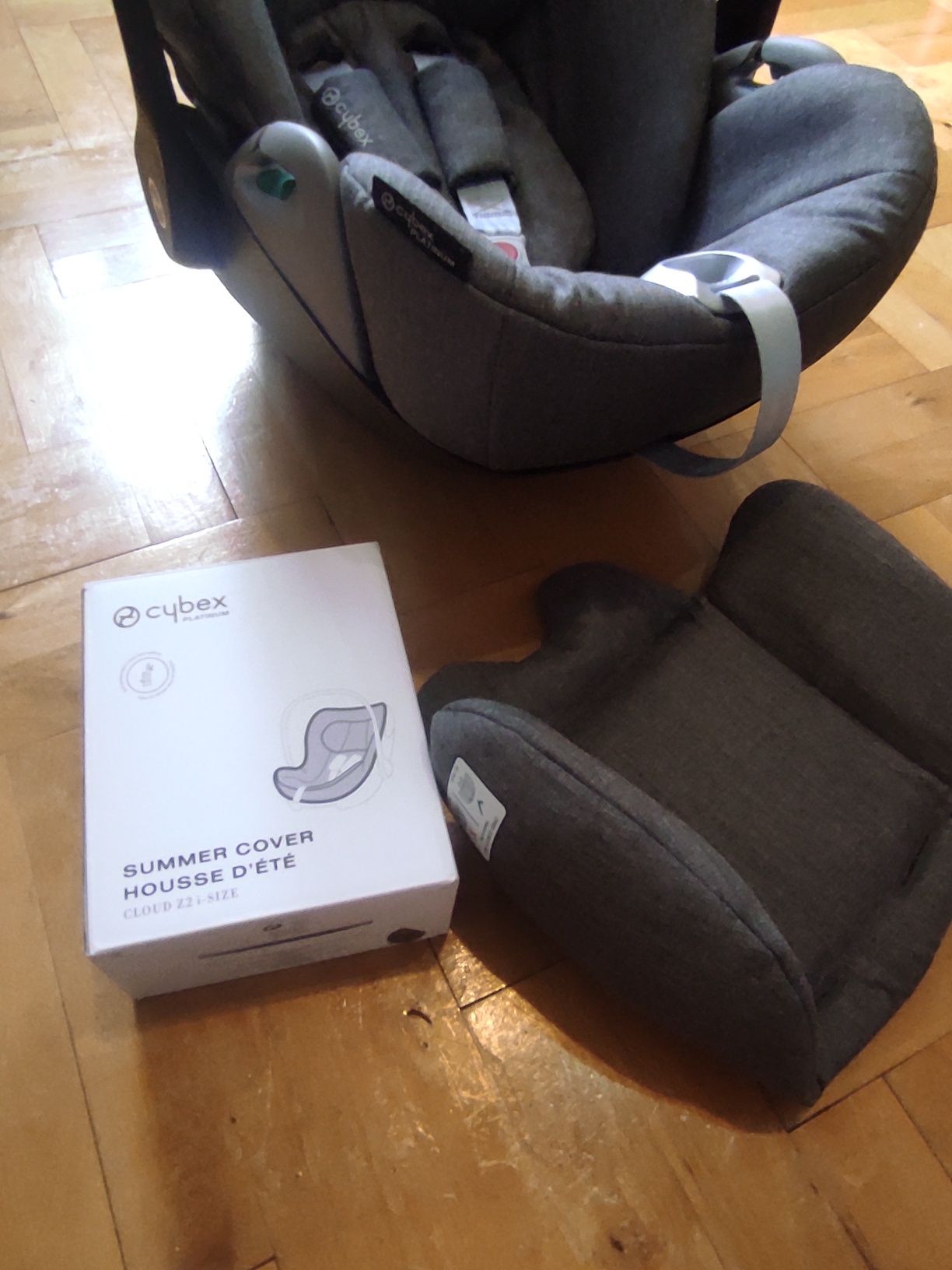 Nosidełko fotelik Cybex Cloud Z2 Plus Soho Grey