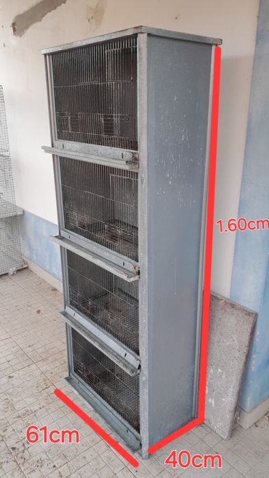 Gaiola para criação 4 divisões