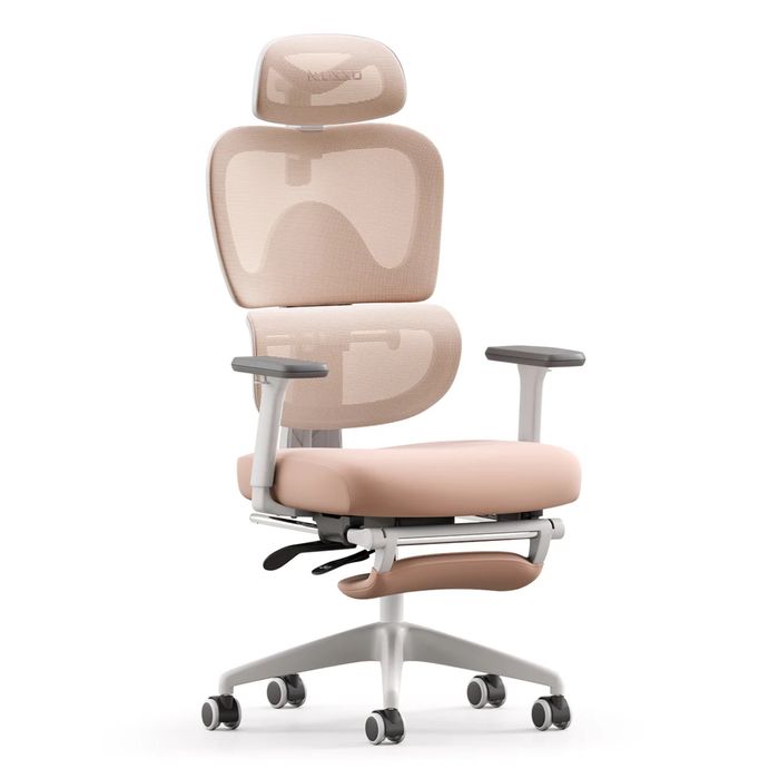 Cadeira ergonomica MUSSO E600 SE Rosa Nova