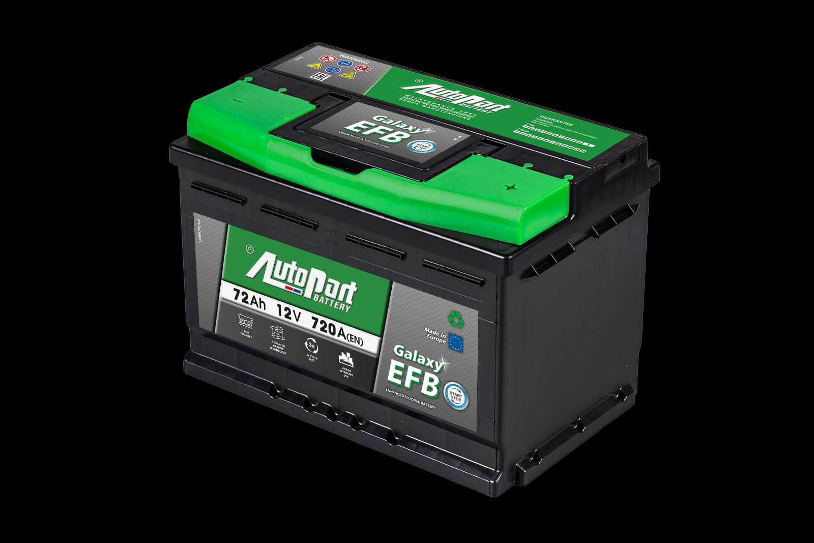 Akumulator AUTOPART EFB II 72 Ah 760 A (EN)