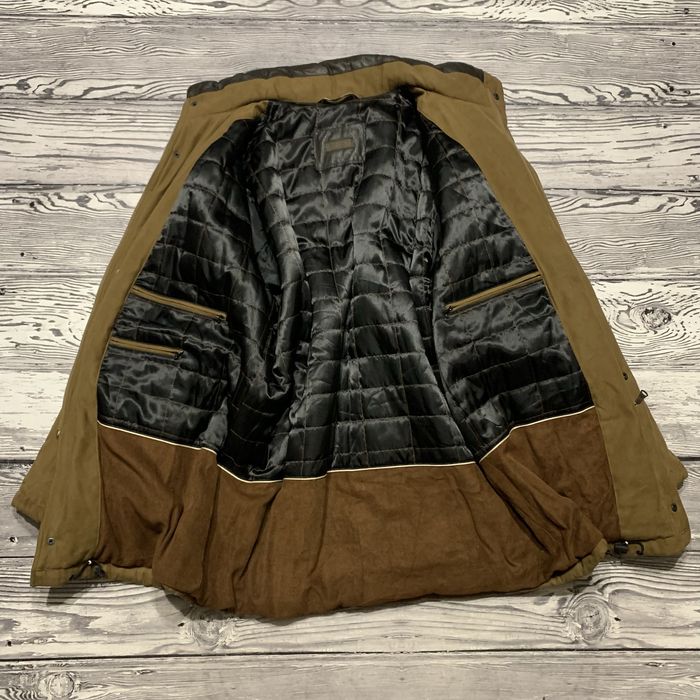 Куртка мужская Bugatti Premium Brown Microsude Puffer Jacket Big Size