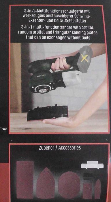 Szlifierka wielofunkcyjna 3w1 PMSA 20-Li bez akumulatora i ładowarki