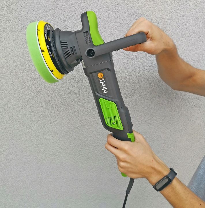 Polerka Samochodowa Mimośrodowa Oscylacyjna 1600w Z Regulacją 3 X Gąbk