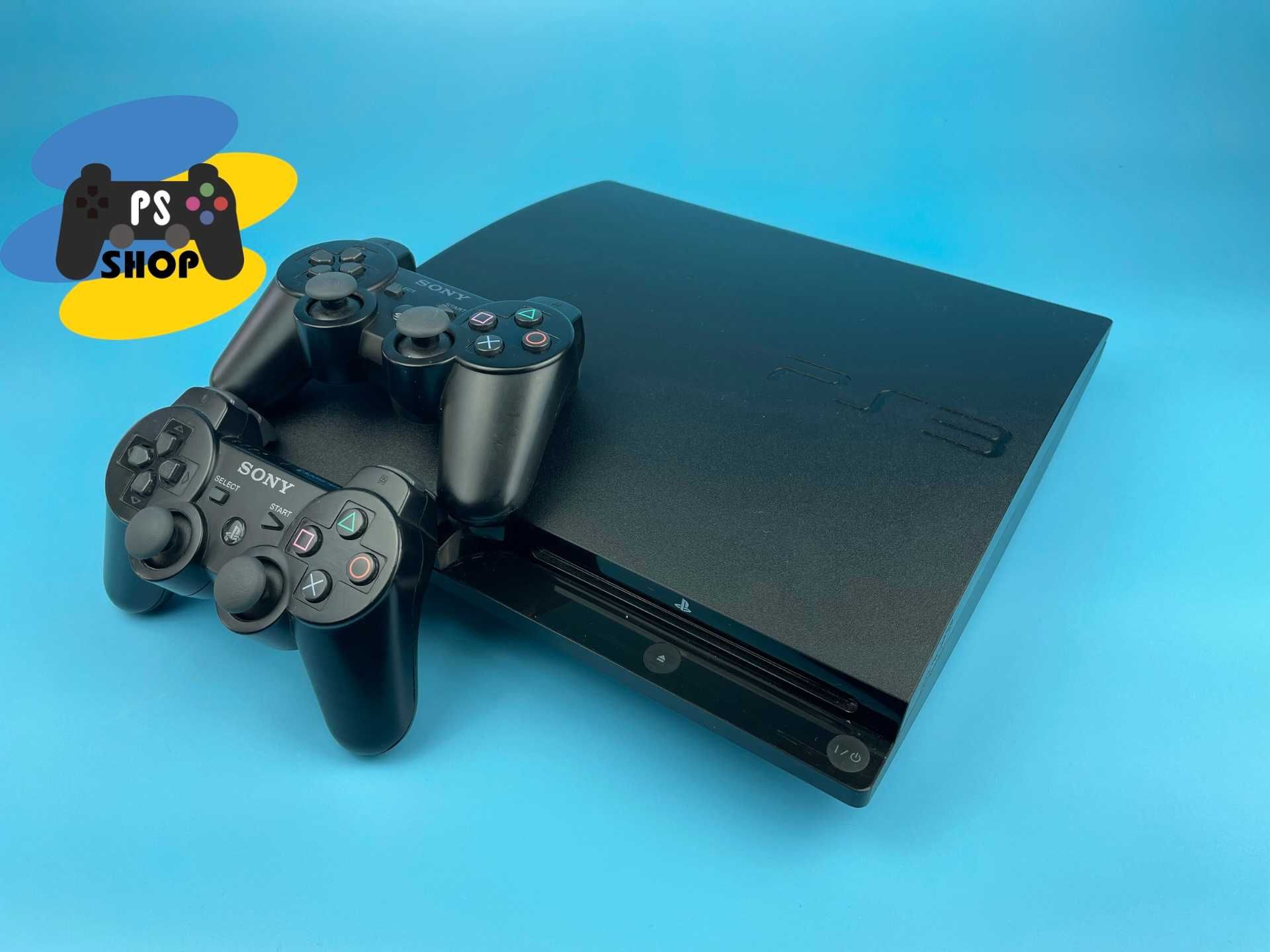 Playstation 3 Slim 500 GB, Два Джойстика + 50 ІГОР