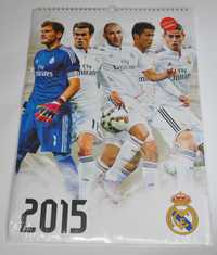kolekcjonerski kalendarz 2015 Real Madryt NOWY FOLIA