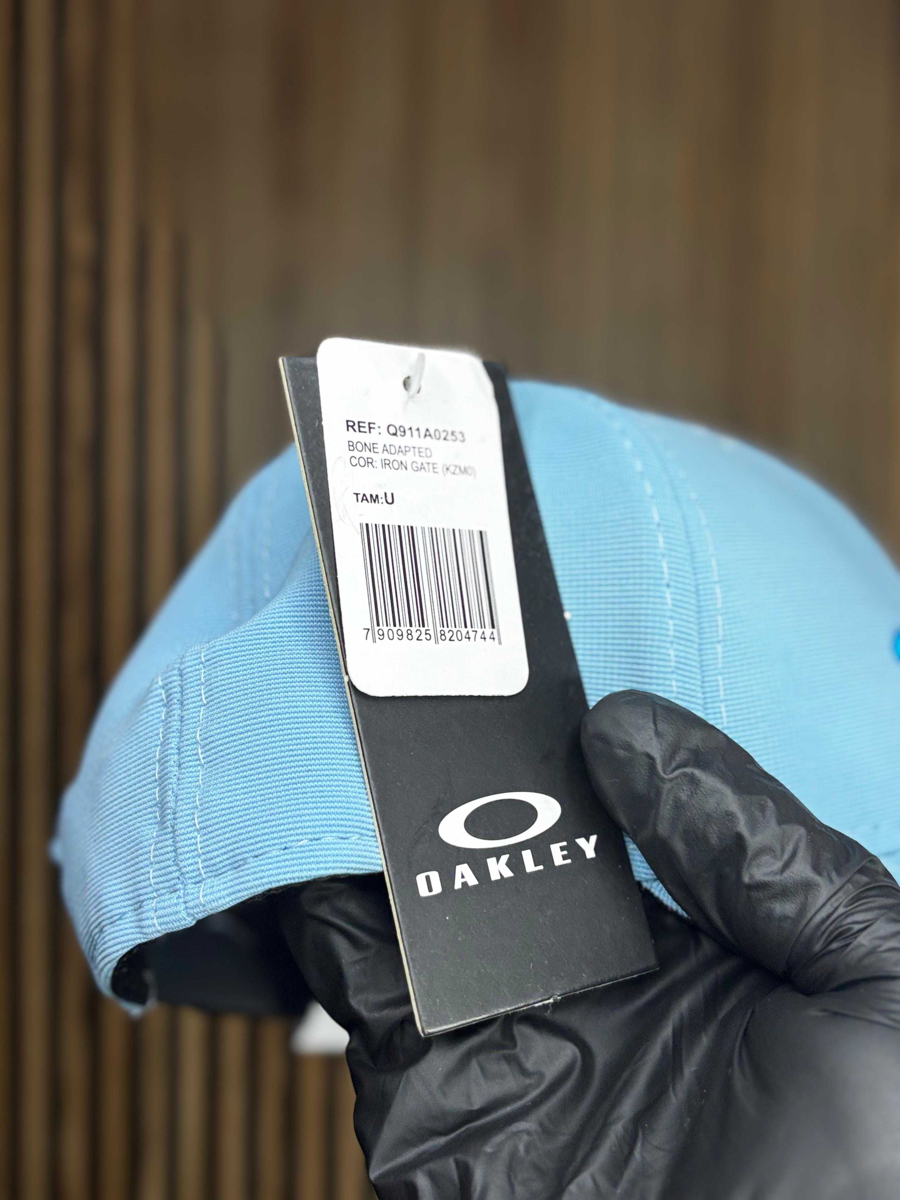 Boné Oakley Aba Curva azul marinho - 1º Linha