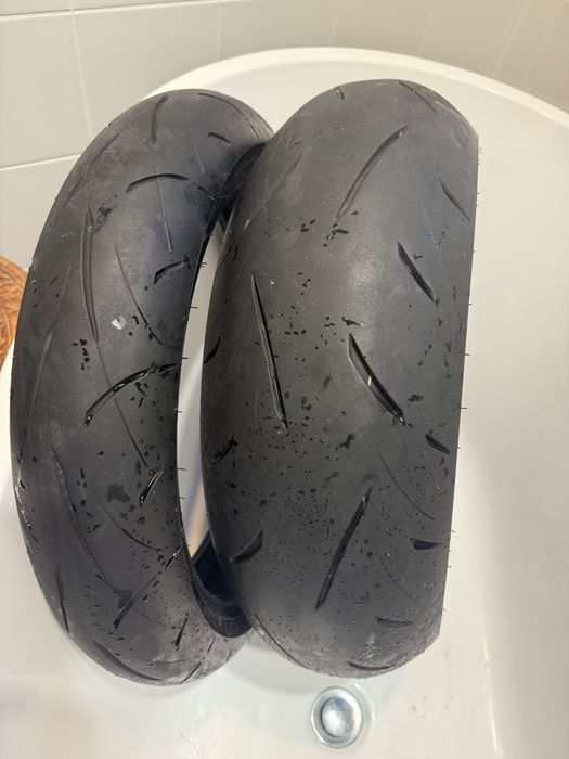 Opony motocyklowe dunlop sportmax idealny stan
