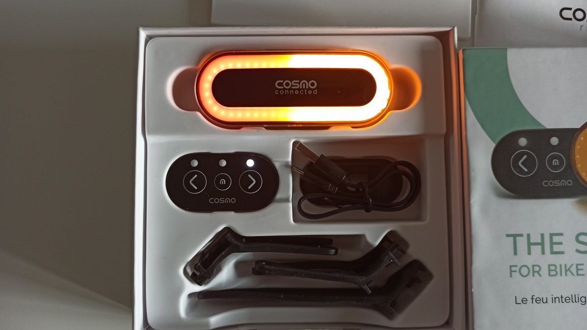 Cosmo Ride lapka na rower z kierunkowskazami nowa nieużywana